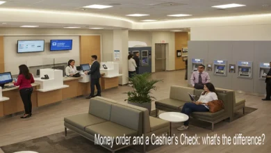 Money order and a Cashier’s Check